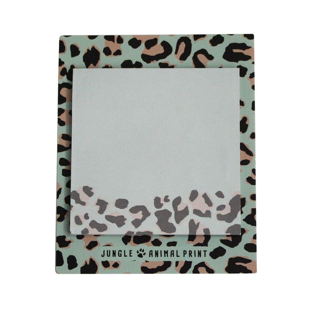 Bloco Adesivo Le Decorado Animal Print com 04 Blocos de 30 Folhas Cada 7,6x7,6cm