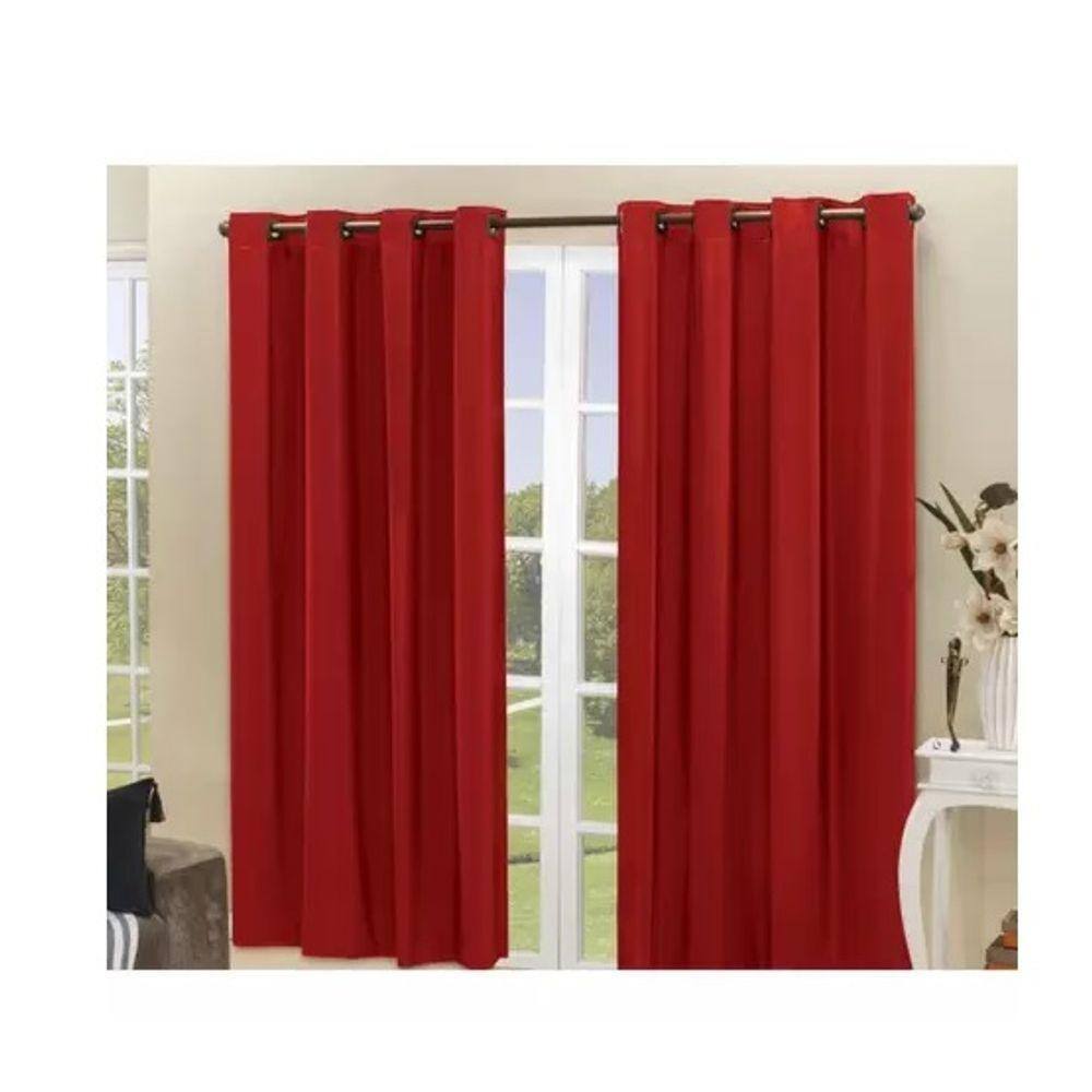 Cortina Corta Luz 100% Blackout Porta/Janela 2,80x2,80 Cores