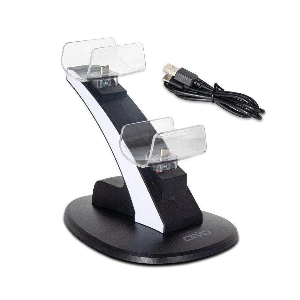 Carregador E Suporte Para Guardar Joystick Do Ps5 Compatível