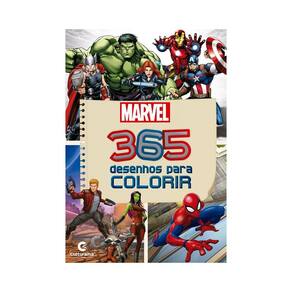 Livro 100 Páginas para Colorir Homem Aranha Marvel Bicho Esperto