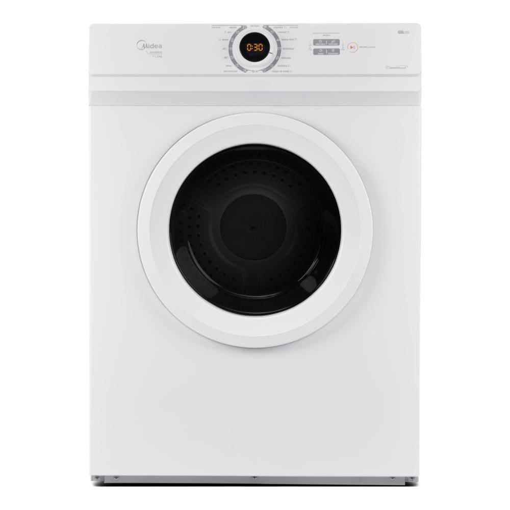 Secadora Midea 11,2 Kg com 15 Programas de Lavagem Bco 110V