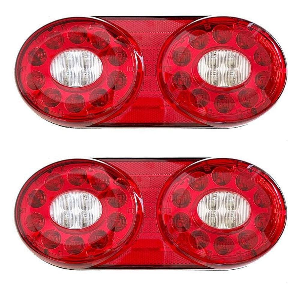 Par Lanterna Traseira Style Carreta Randon Led Apos 2013