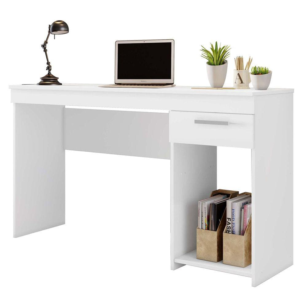 Mesa para Computador Office Officia Branco - MoveisAqui