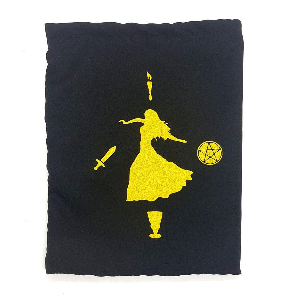 Bolsa para Tarô e Oráculo Bolsa Cigana em Seda 15x20cm