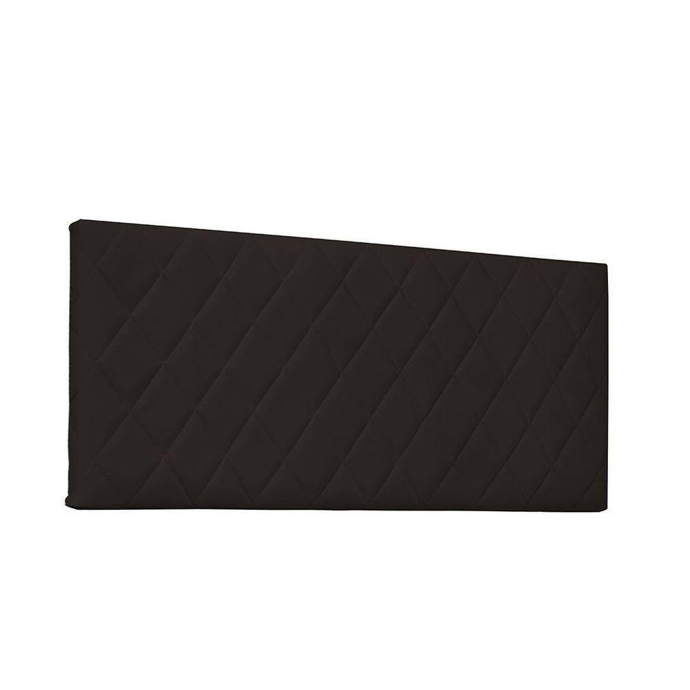 Cabeceira Painel Dubai Queen 160cm Corino Marrom