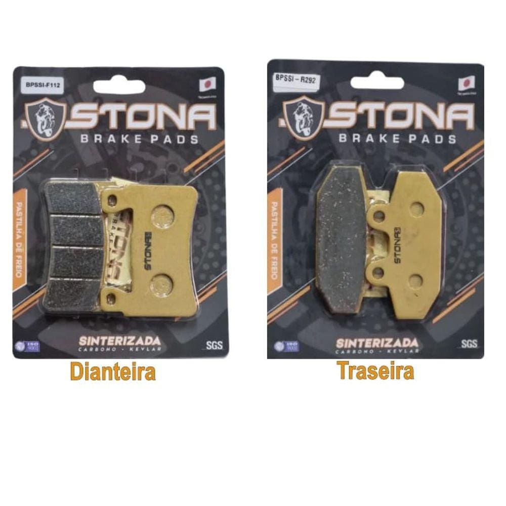Jogo pastilha freio Stona D/T HD FXFB Fat Bob 1750 2019