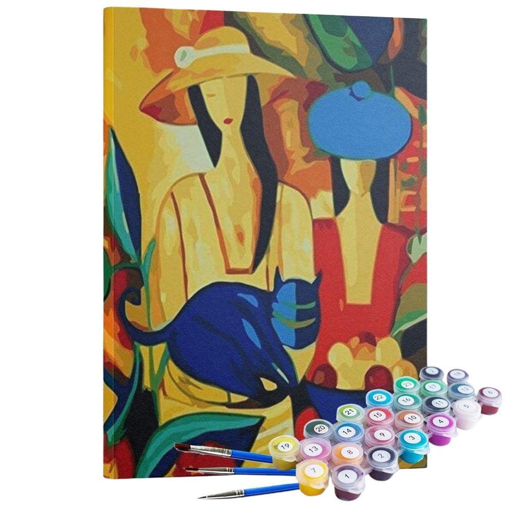 Kit Pintura Terapêutica - Mulheres Abstrata