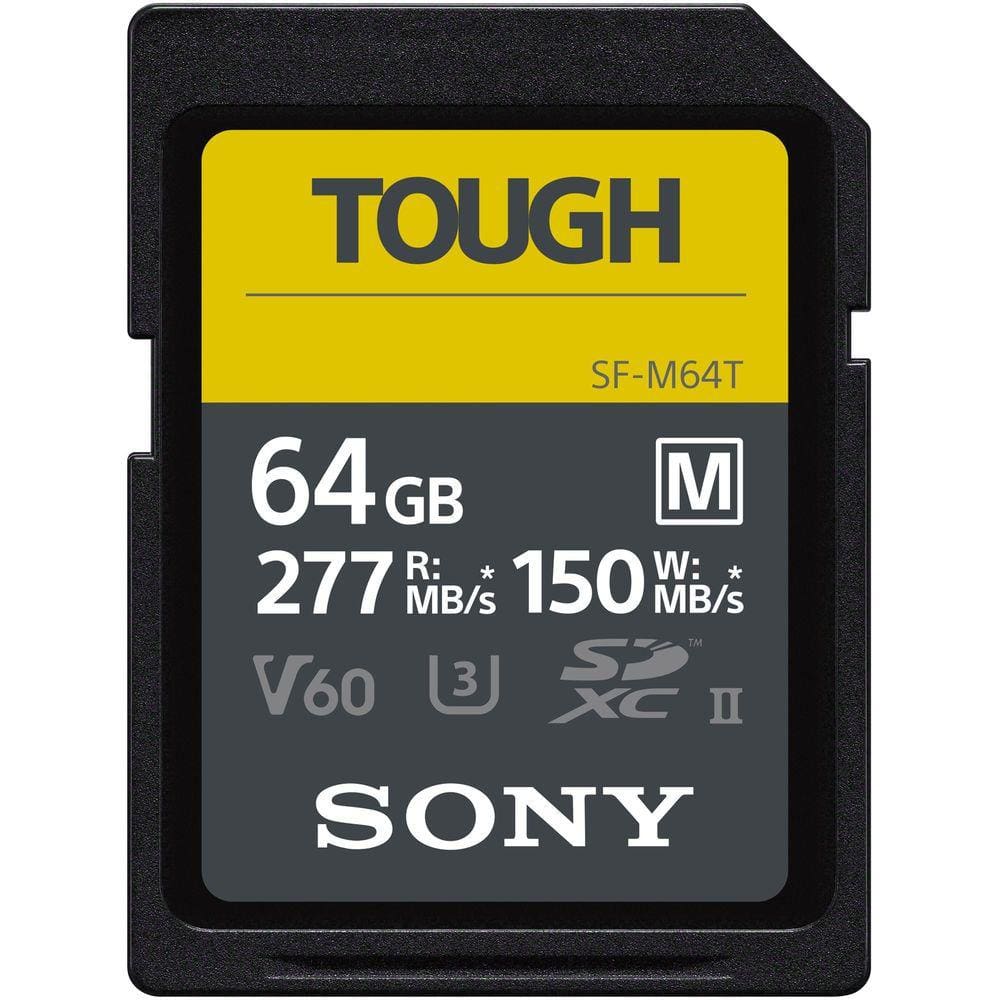 Cartão SDXC Sony TOUGH Série M 64GB SF-M64T - 150MB/s