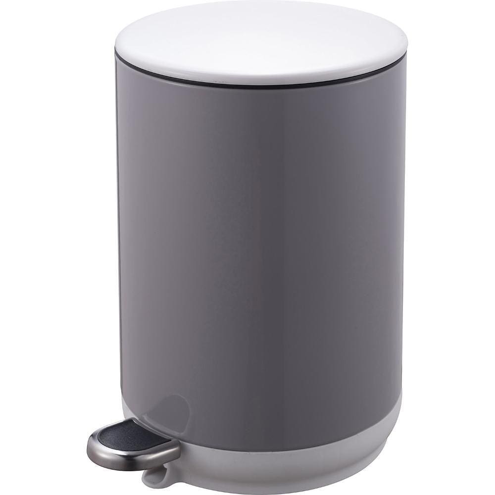 Lixeira com Pedal 5 Litros Cinza Just Home Collection