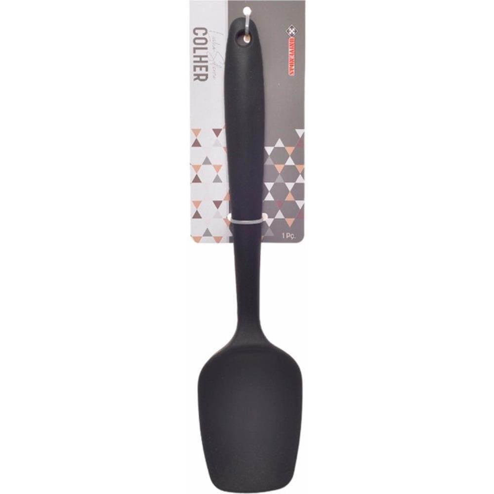 Espátula Colher Silicone 21cm Pequena Mini Color Reforçada