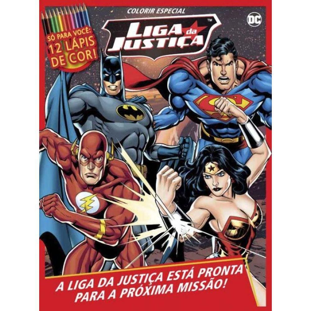 Liga da Justiça - Colorir Especial