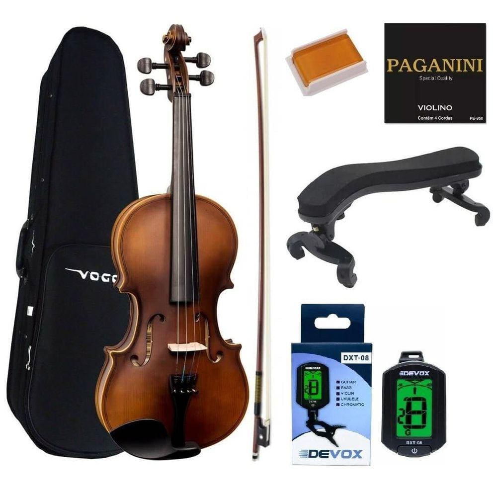 Kit Violino Vogga Von144N 4/4 + Acessórios