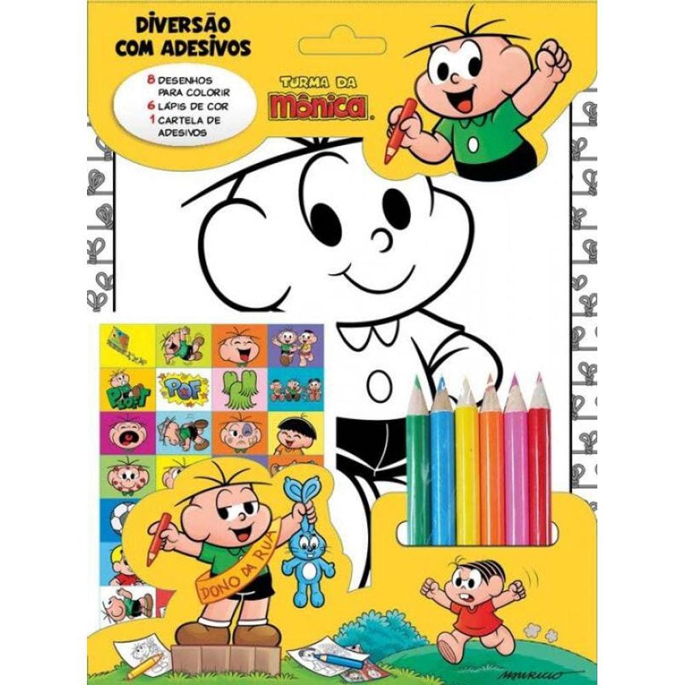 Turma da Mônica - Diversão Com Adesivo - Cebolinha - 02Ed/20