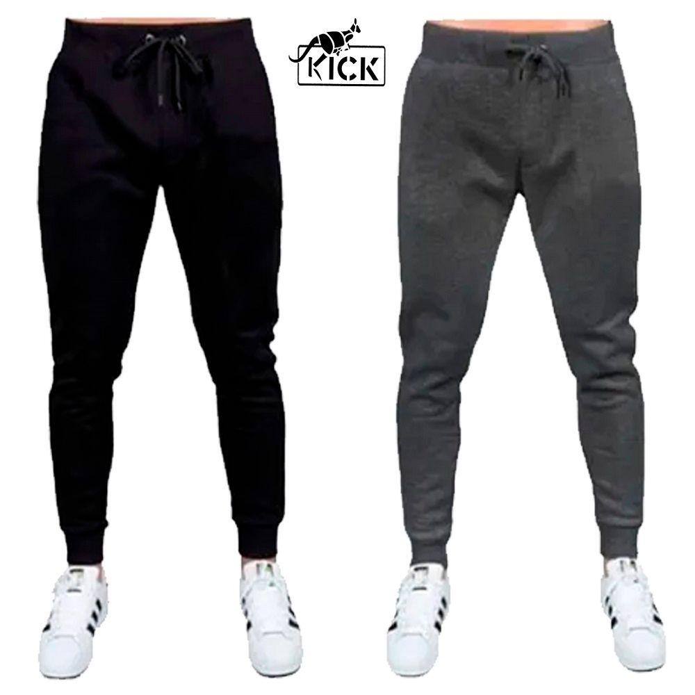 Kit 2 Calças de Moletom Masculino Lisa Bionda Brasil