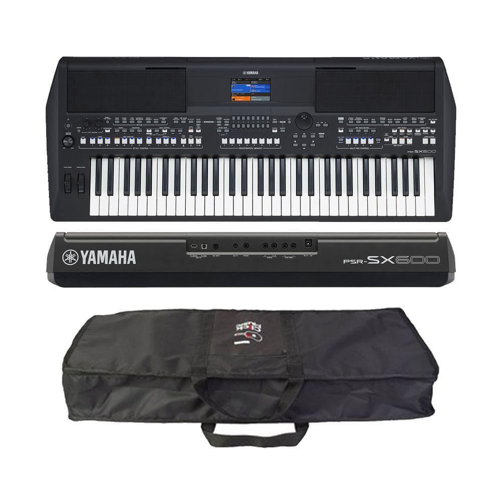 Teclado Arranjador 61 Teclas Yamaha Psr Sx600 + capa