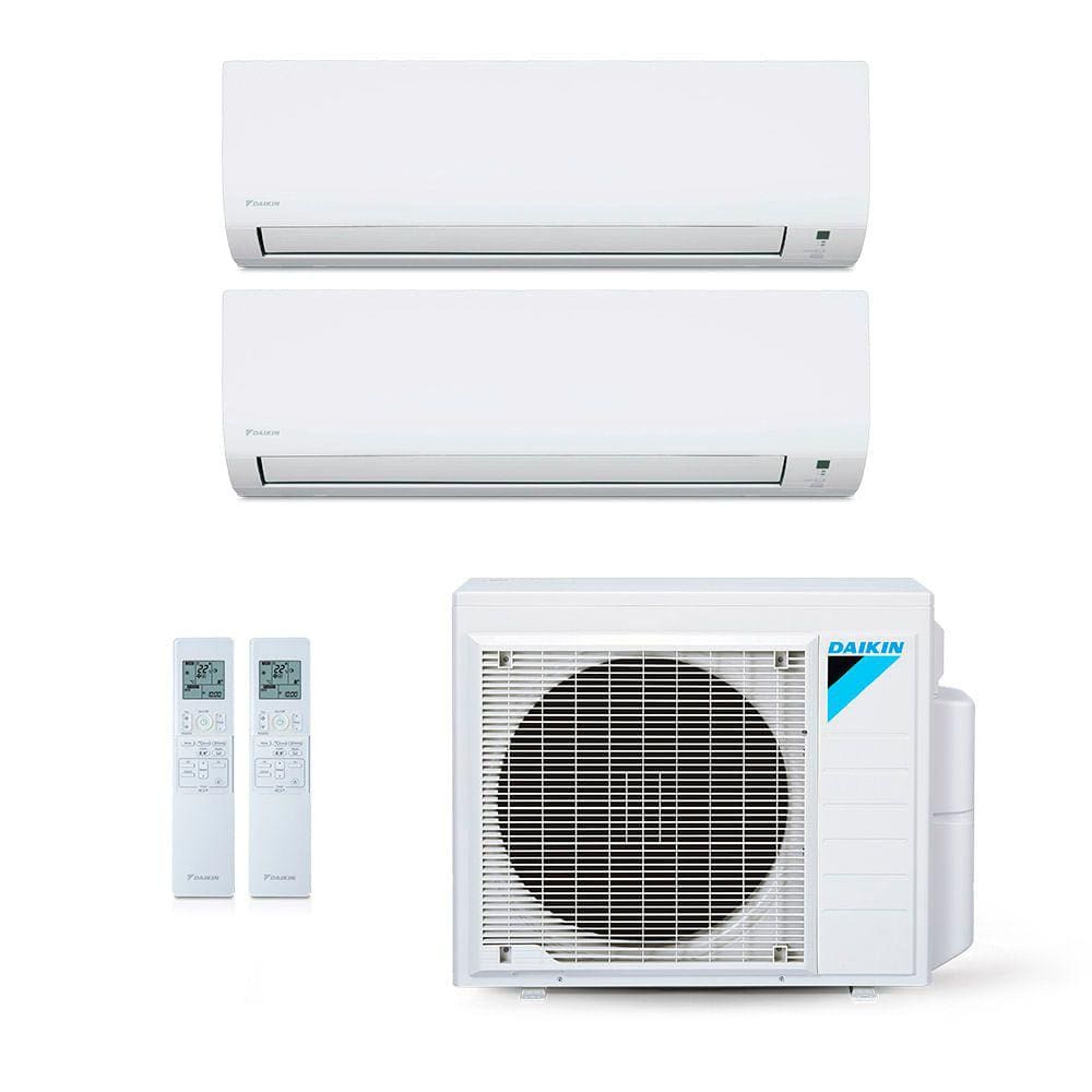 Ar-Condicionado Multi Split Inverter Daikin 24.000 BTUs (1x Evap HW 12.000 + 1x Evap HW 20.000) Quente/Frio 220V