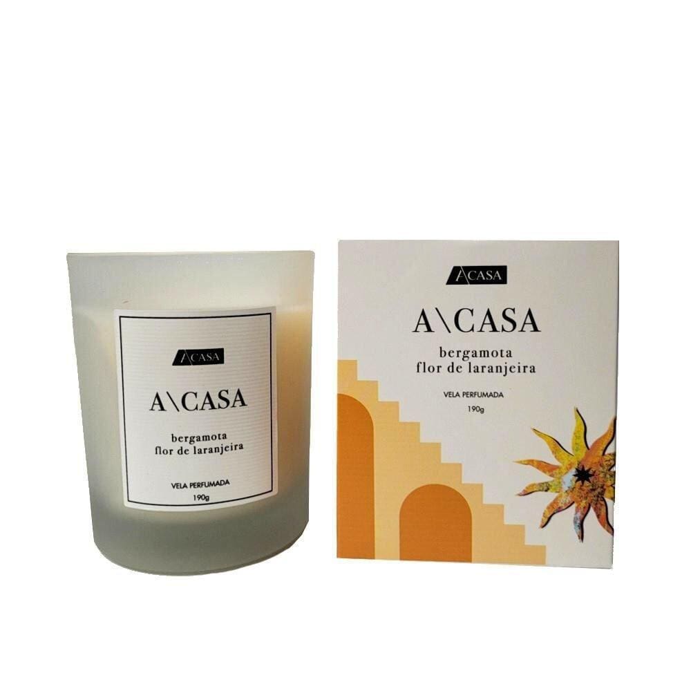 Vela Perfumada A\CASA Bergamota e Flor de Laranjeira 190g