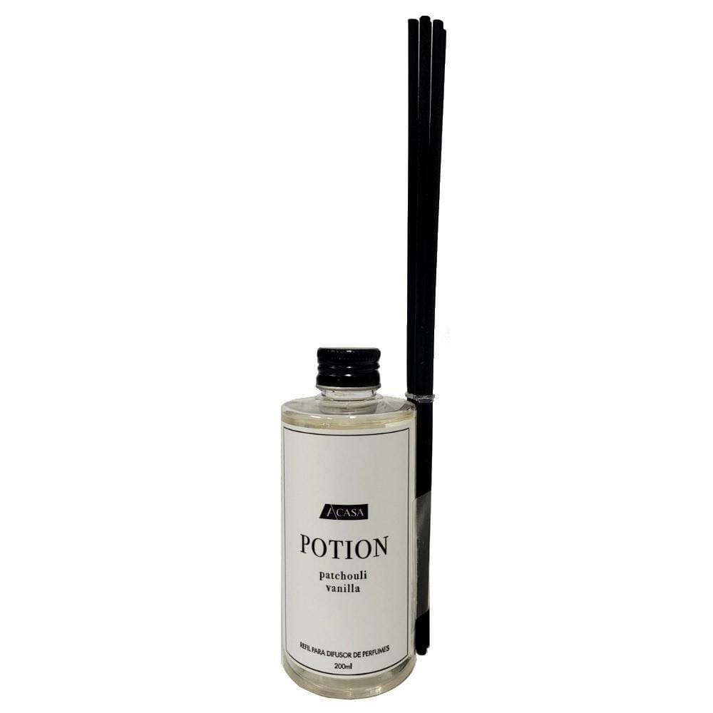 Refil para Difusor de Perfumes Potion Patchouli e Vanilla 200ml - A\CASA