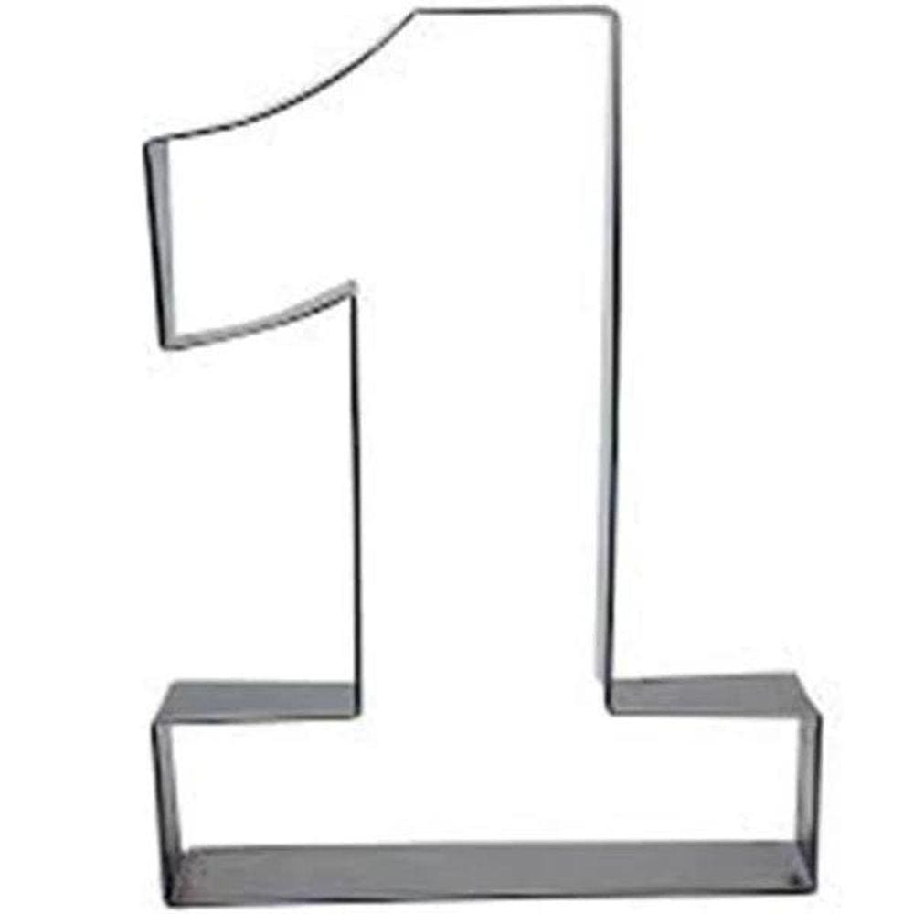 Aro Para Bolo Formato De Numero N1 Com 30 Cm Comprimento