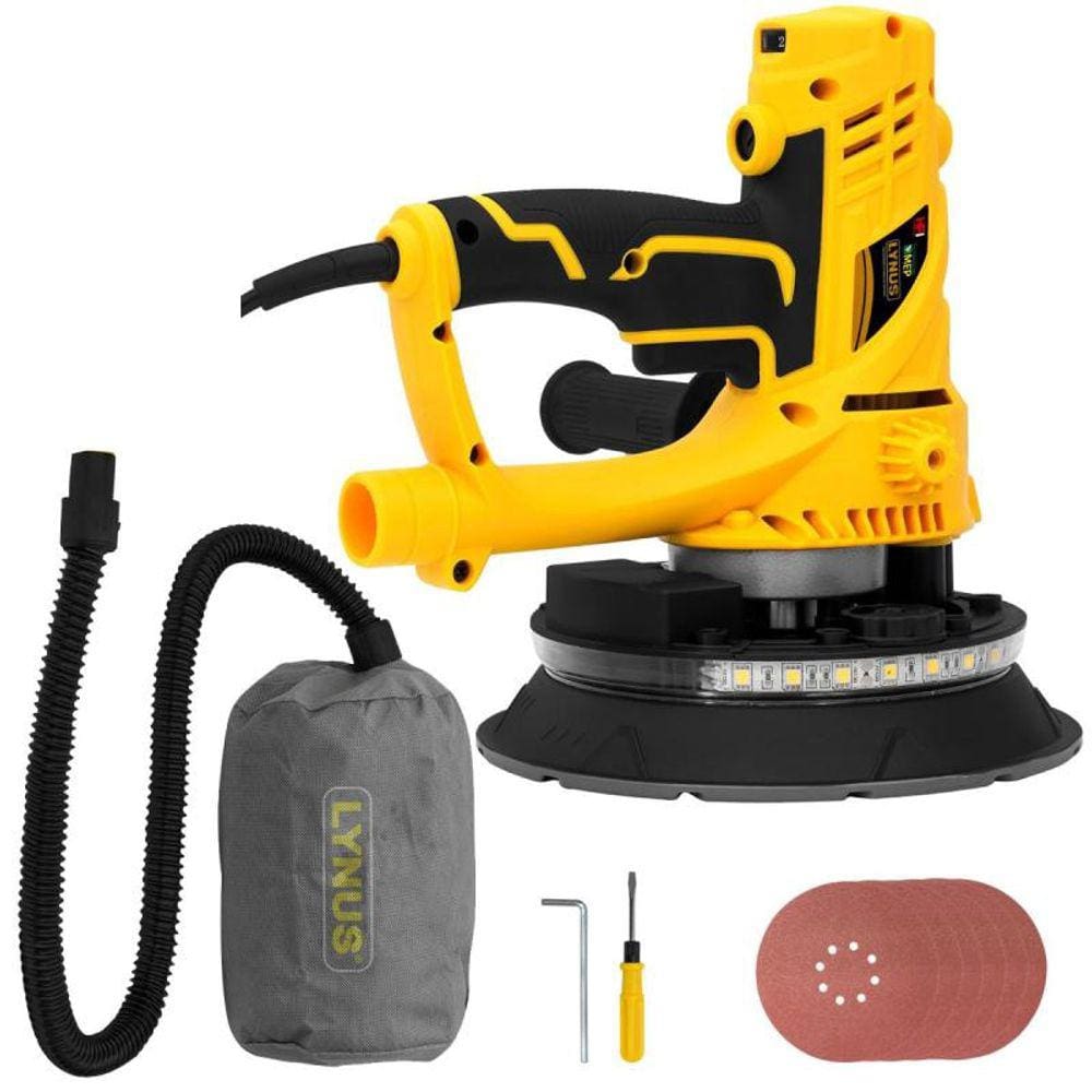 Lixadeira De Parede 850W C/Led Lynus Lpl