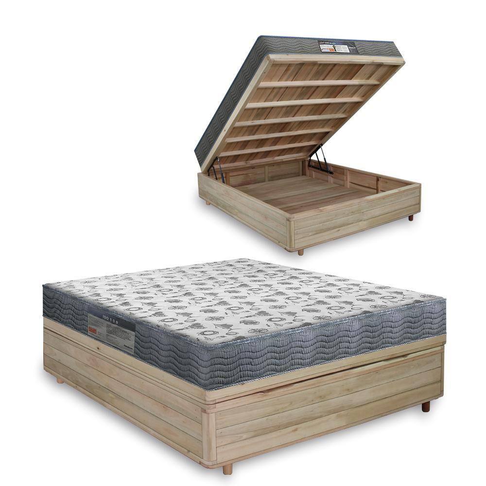 Cama box bau com colchao ortopedico | Extra