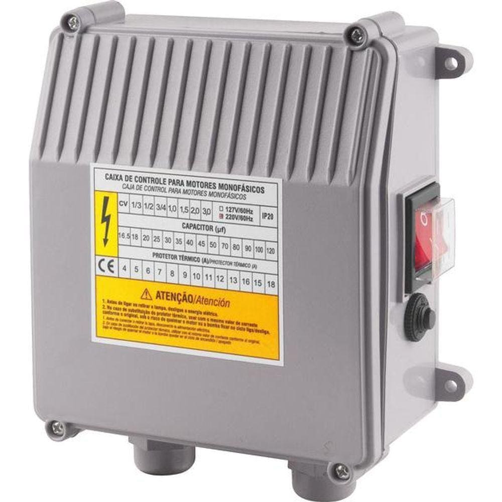 Caixa Comando Para Bomba Caneta 3" 0,33hp 220 Vonder