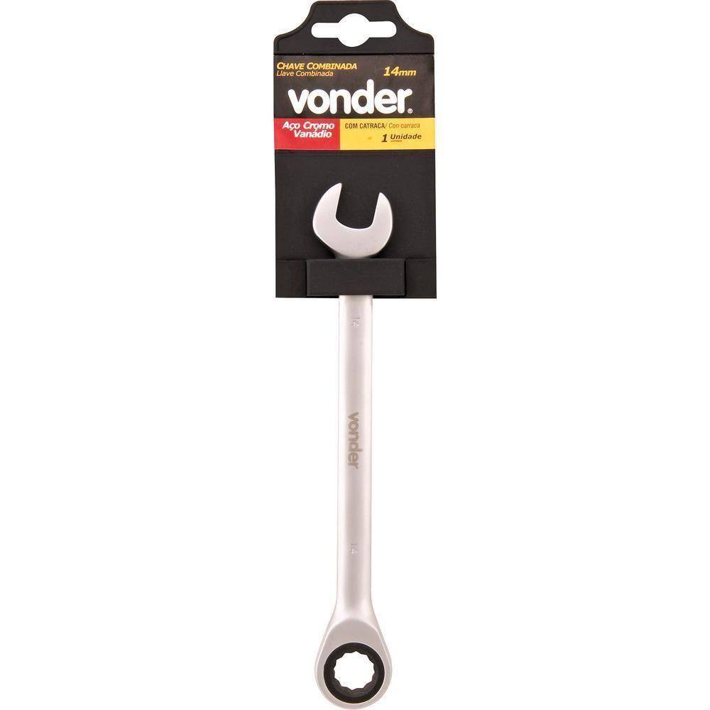 Chave Combinada Com Catraca 19mm Cromo Vanádio Vonder