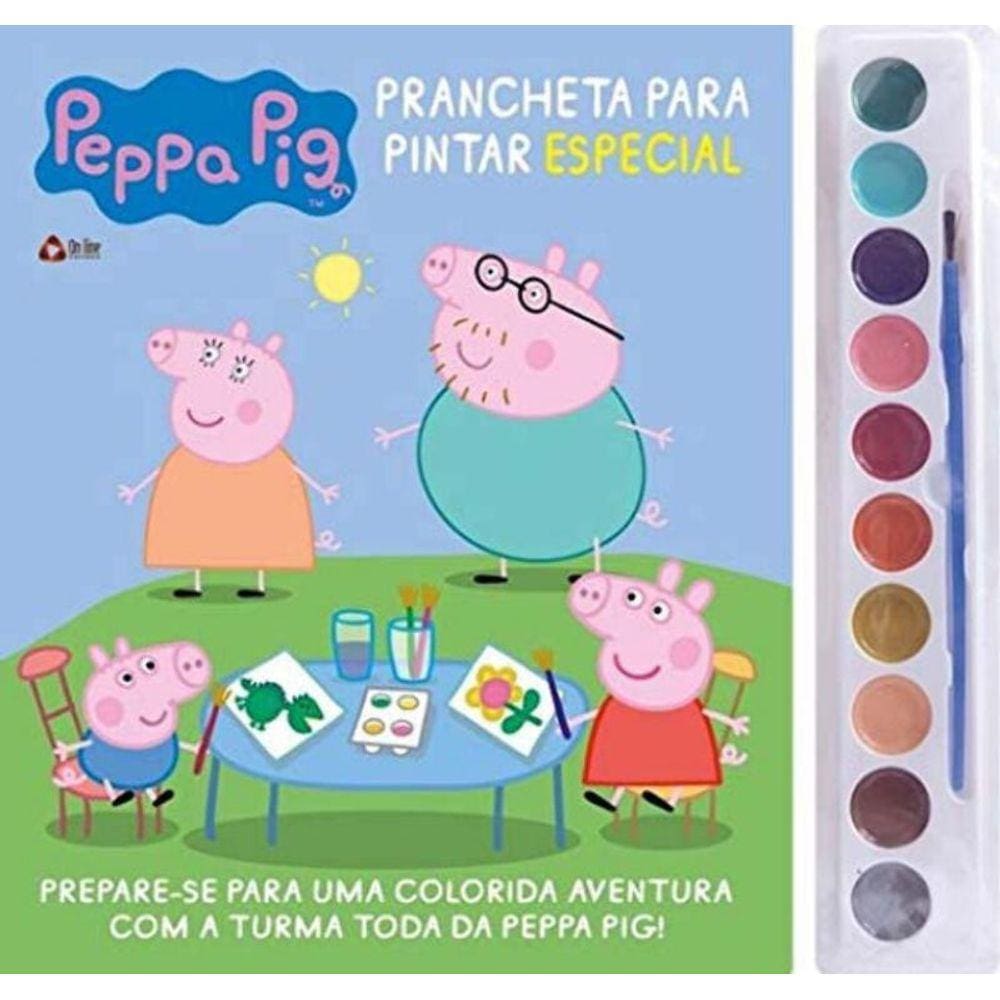 Livro Aquarela Peppa Pig