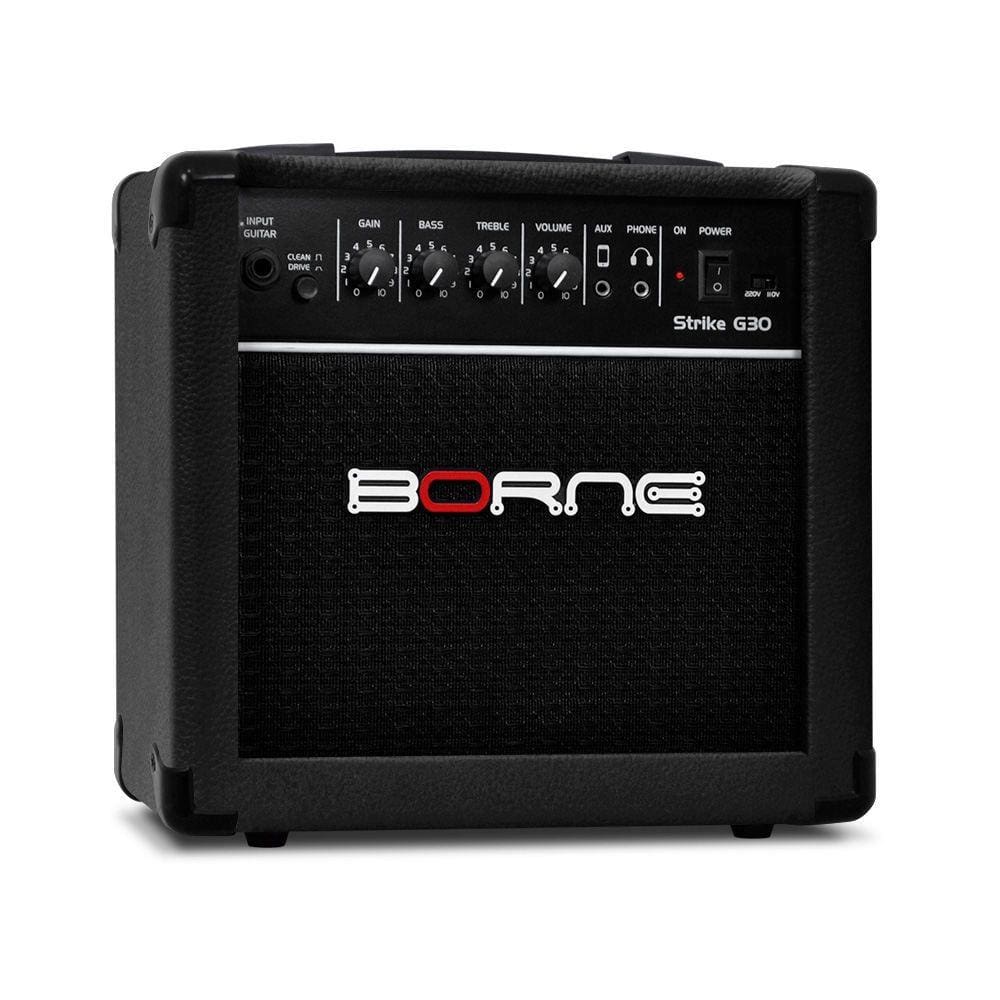 Amplificador para Guitarra Borne Strike G30 15W RMS Preto - Bivolt