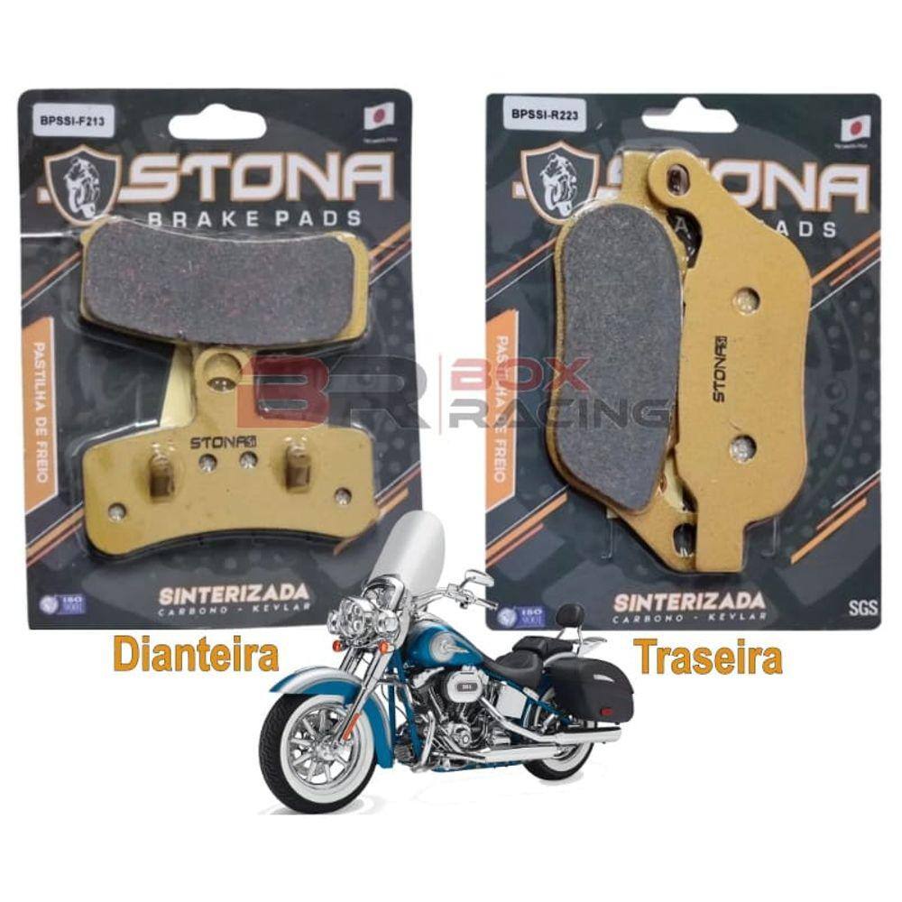 Kit pastilha freio D/T FLSTNSE CVO Softail Deluxe 1802 2015