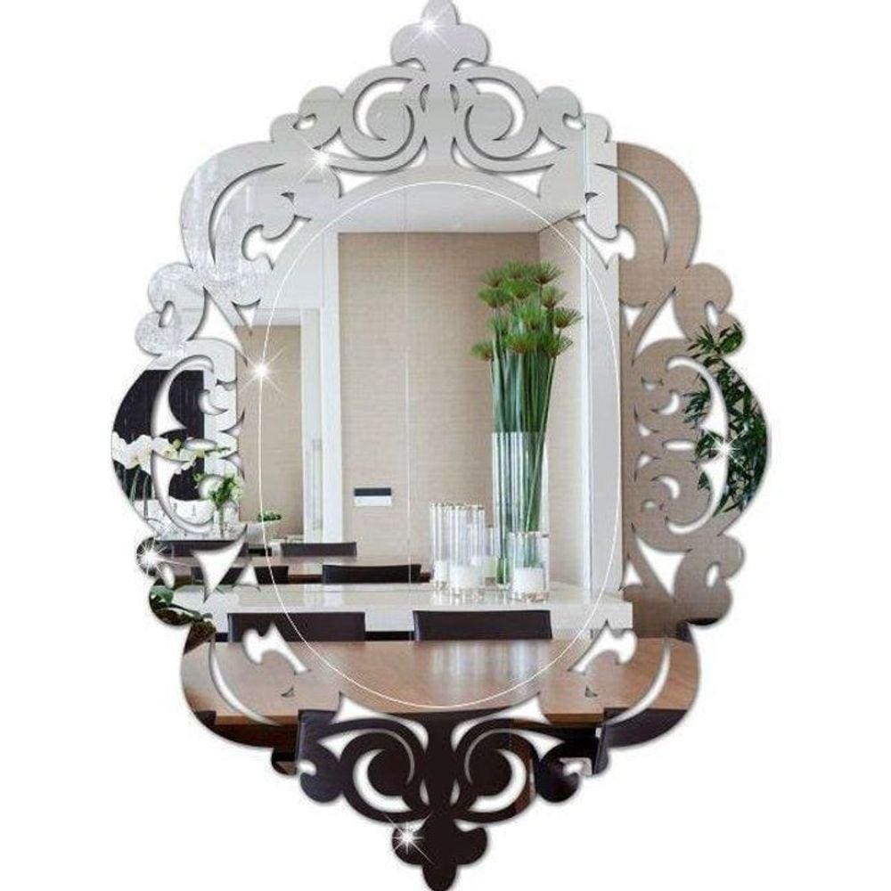 Espelho Decorativo Vintage Em Acrílico Veneziano G