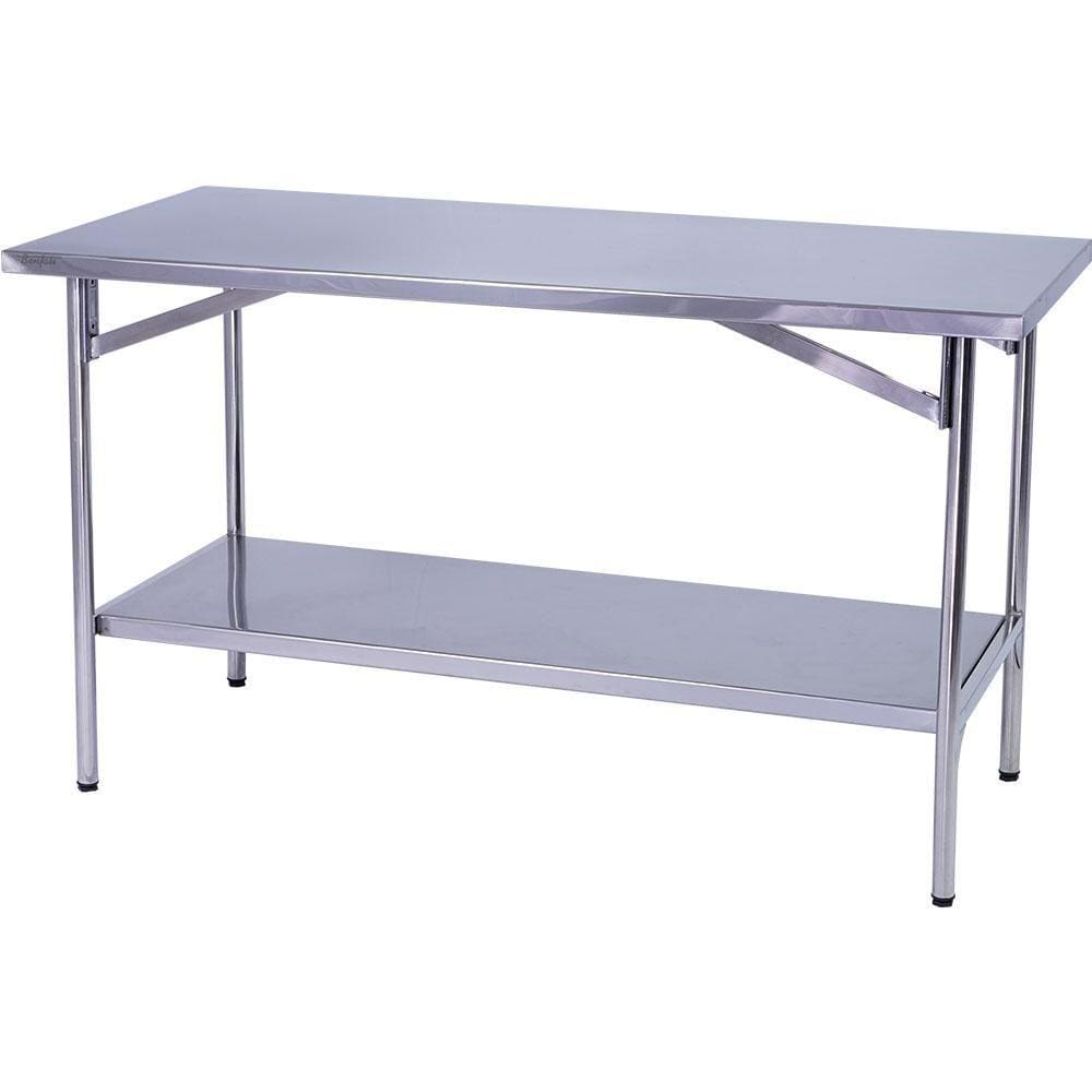 Mesa de Manipulação Inox 150X70CM Benfati TB 1 1/4” Paneleiro Liso