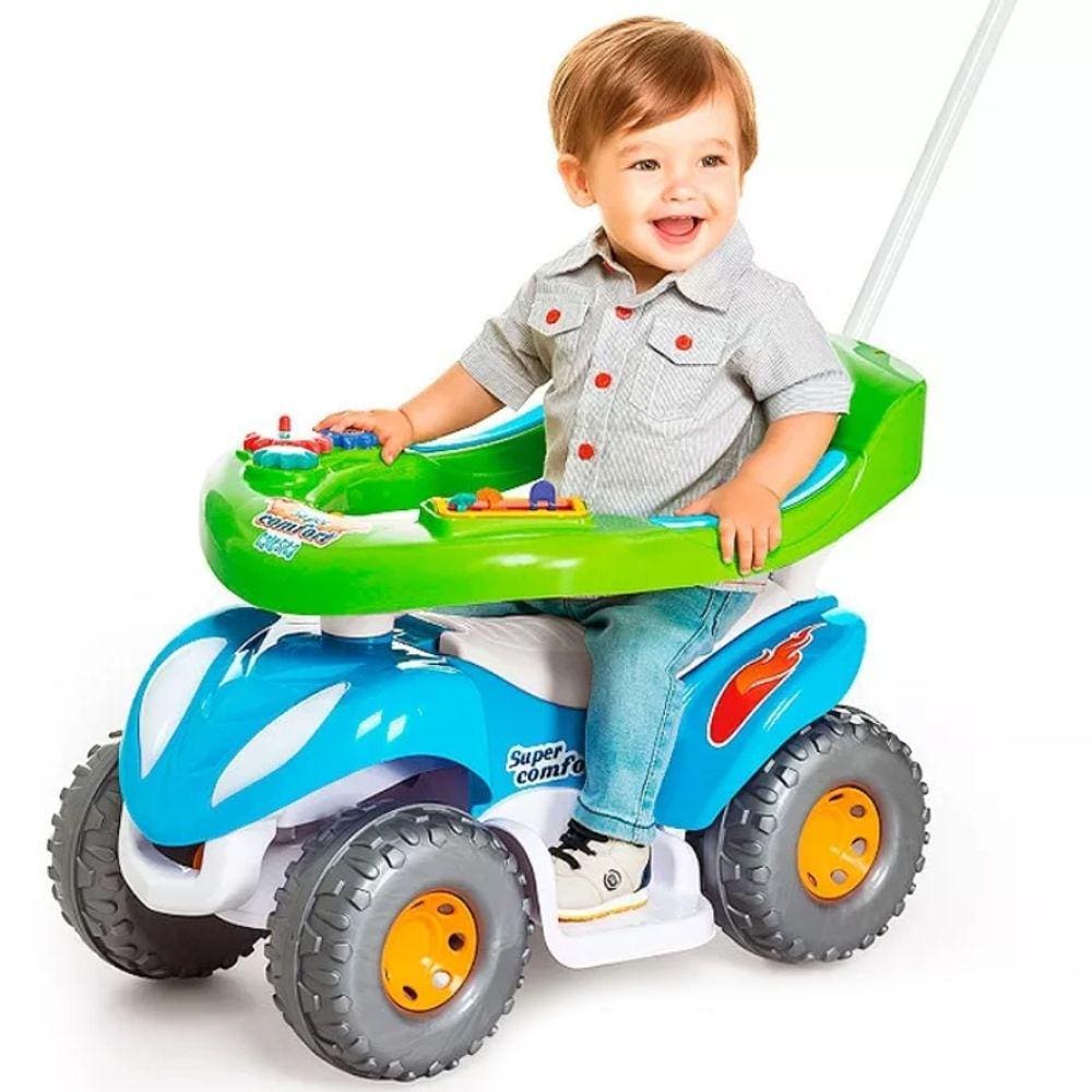 Carrinho Passeio Bebê Apoio Braços Pé Super Comfort Calesita