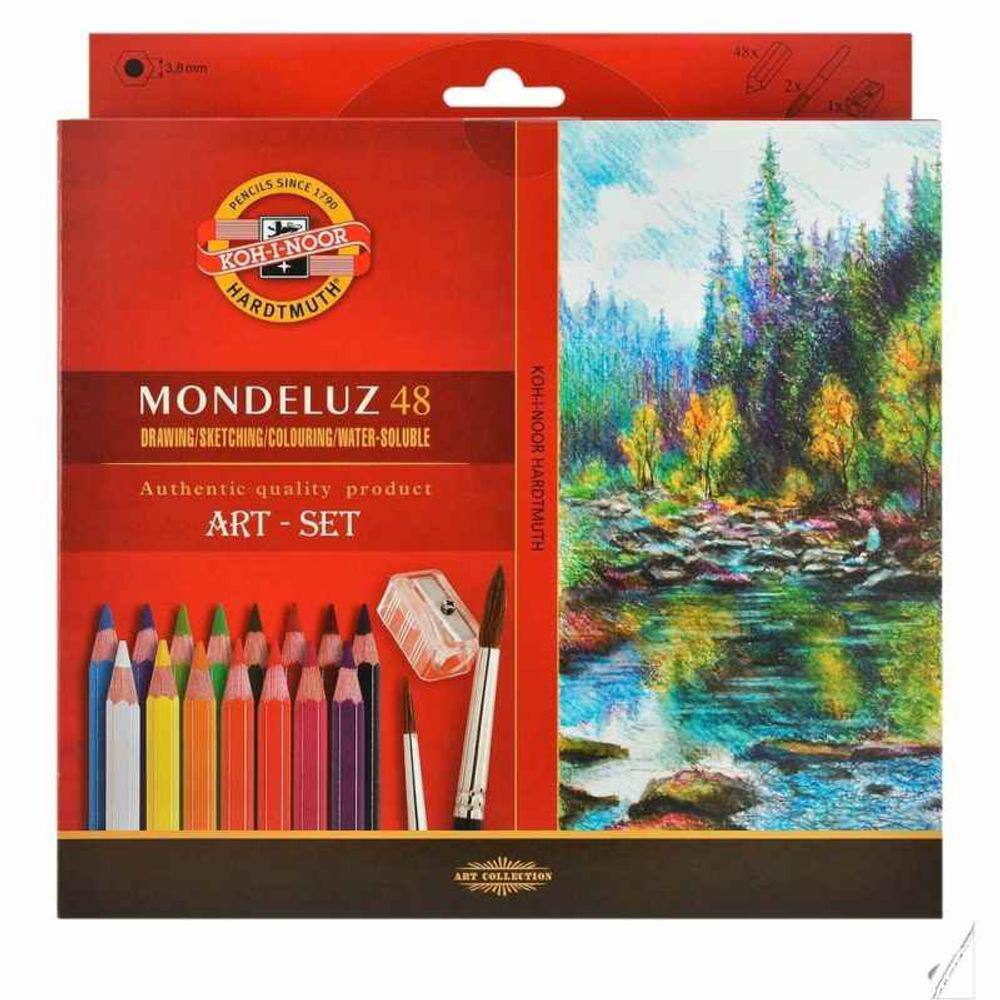 Lapis De Cor Aquarelavel Mondeluz Com 48 Cores – Kn0037130048
