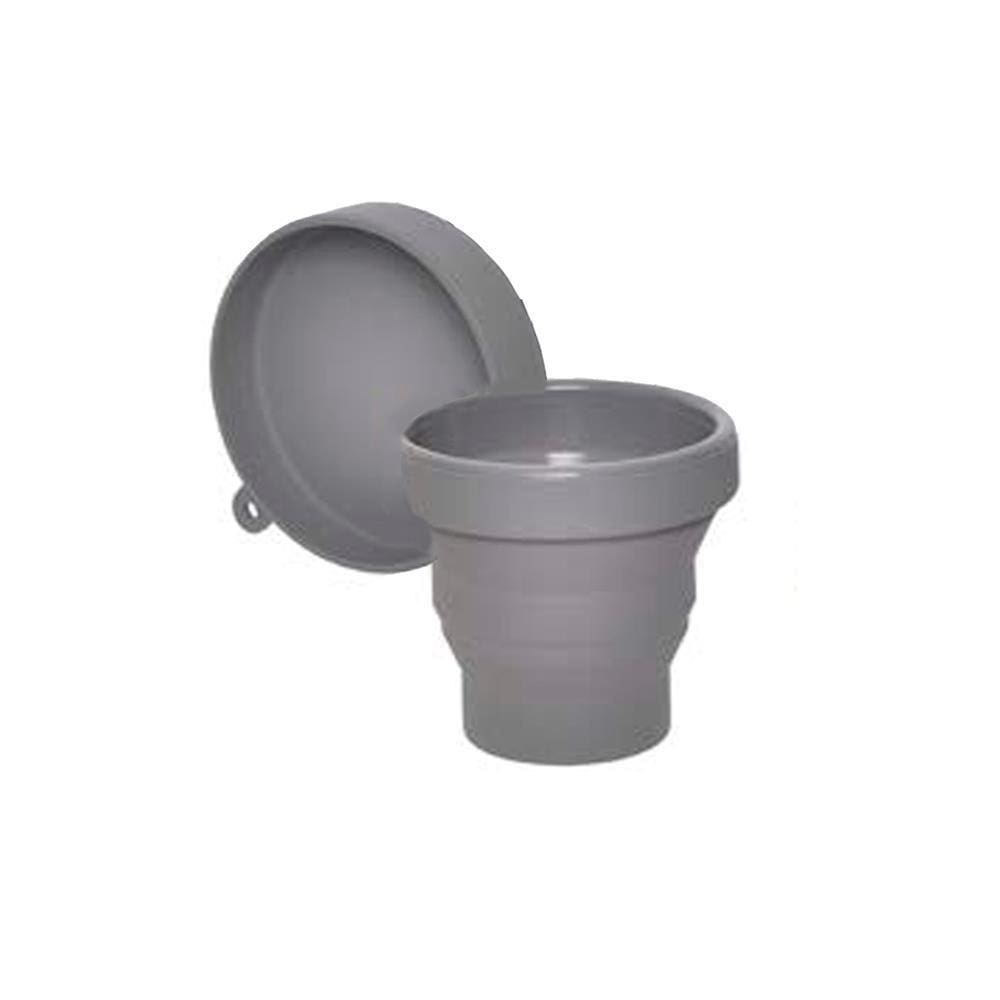 Copo Retrátil em Silicone 150ml com Tampa Dobrável Prático