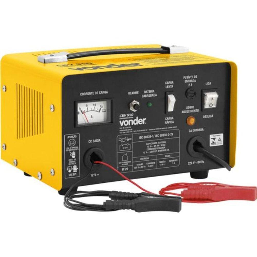 Carregador de Baterias 90A CBV 950 VONDER
