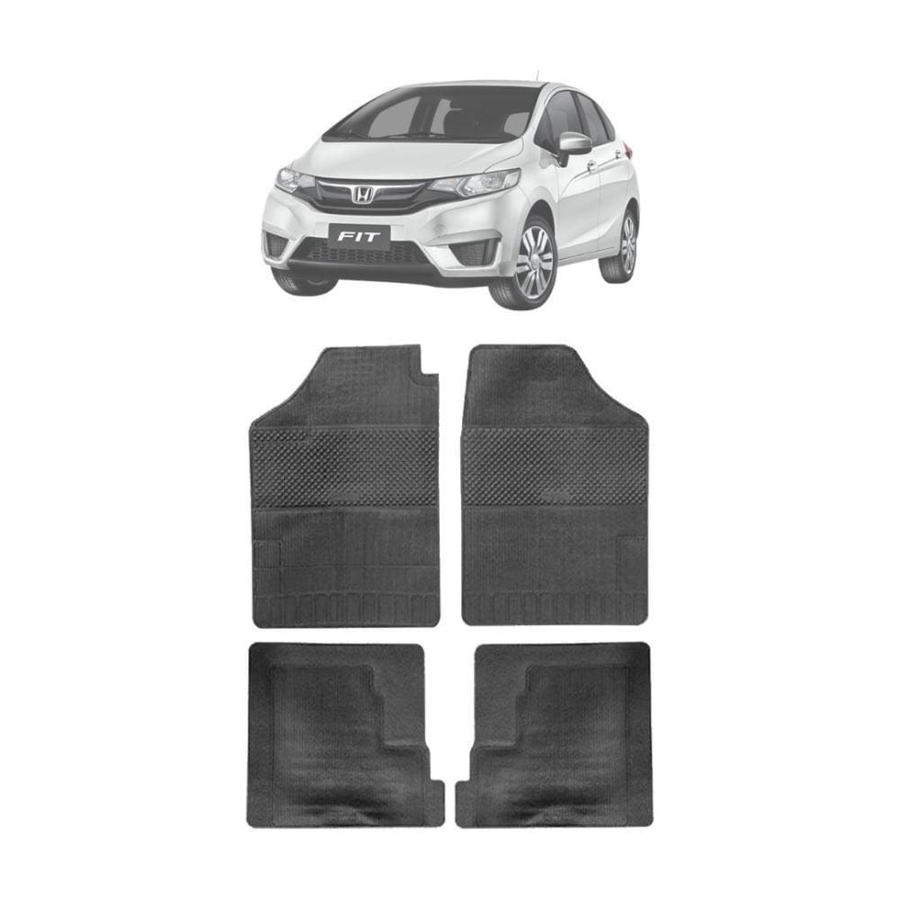 Jogo de Tapetes Automotivos Stratus BRB Honda Fit 2015 diante