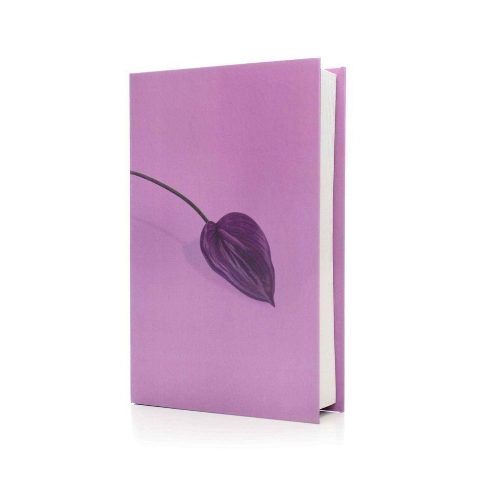 Caixa Livro Para Ornamentação Lavanda 27X17X5Cm
