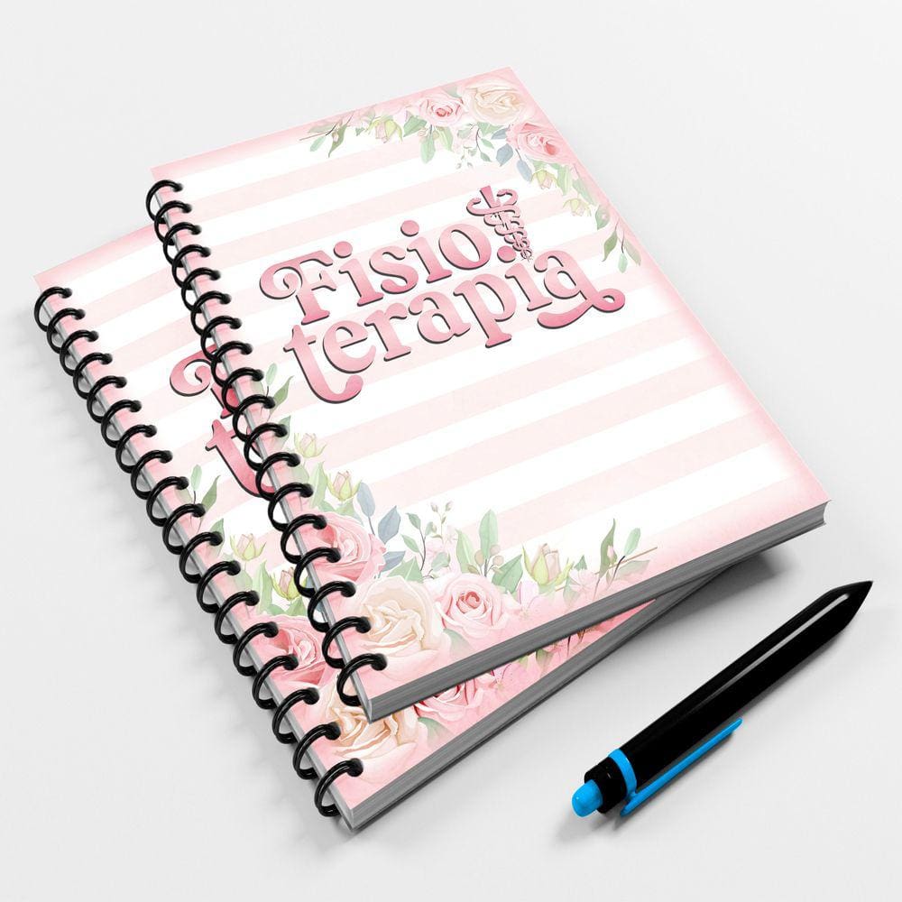 Caderno Universitário 96fls Profissão Luxo Fisioterapia Mod1