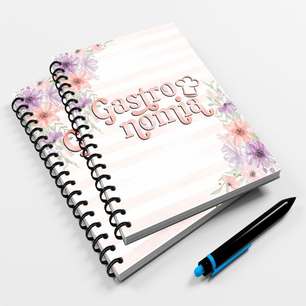 Caderno Universitário 96fls Profissão Luxo Gastronomia Mod 1