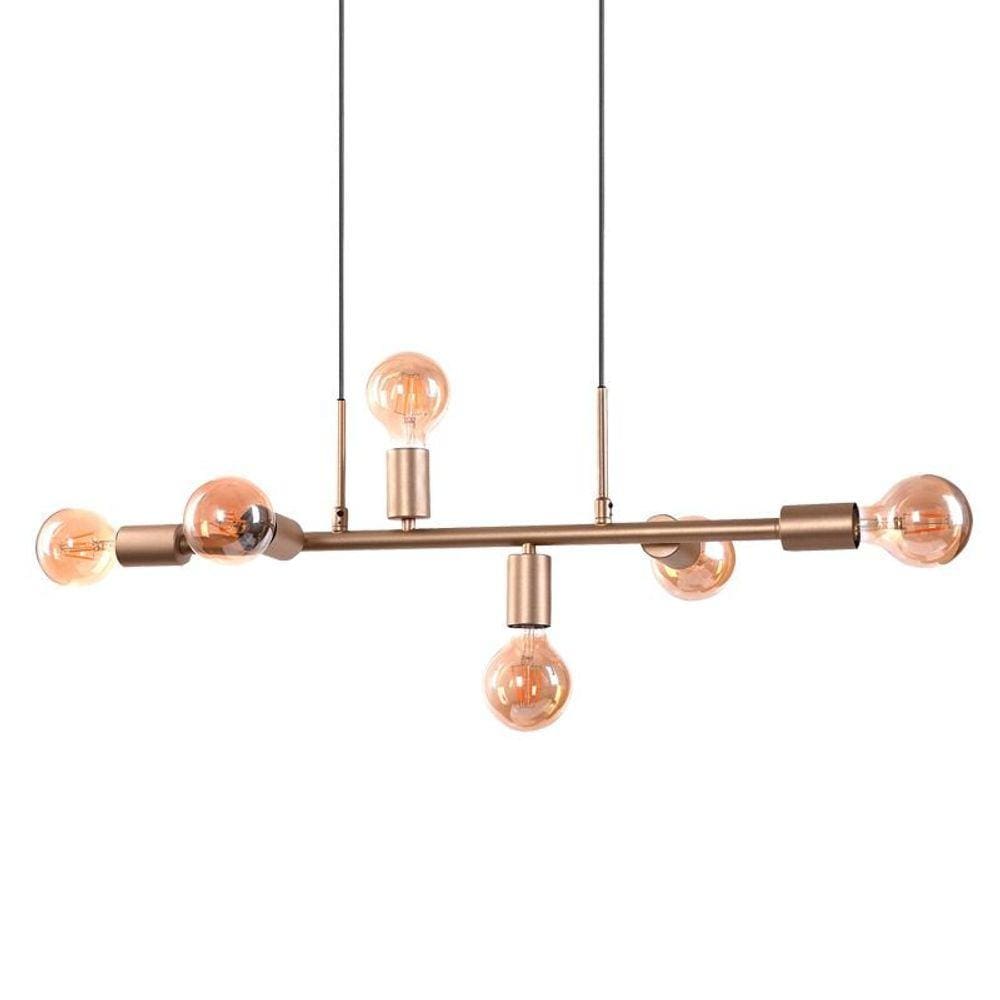 Lustre Pendente Quality Spine 1361 Dourado E27 Bivolt