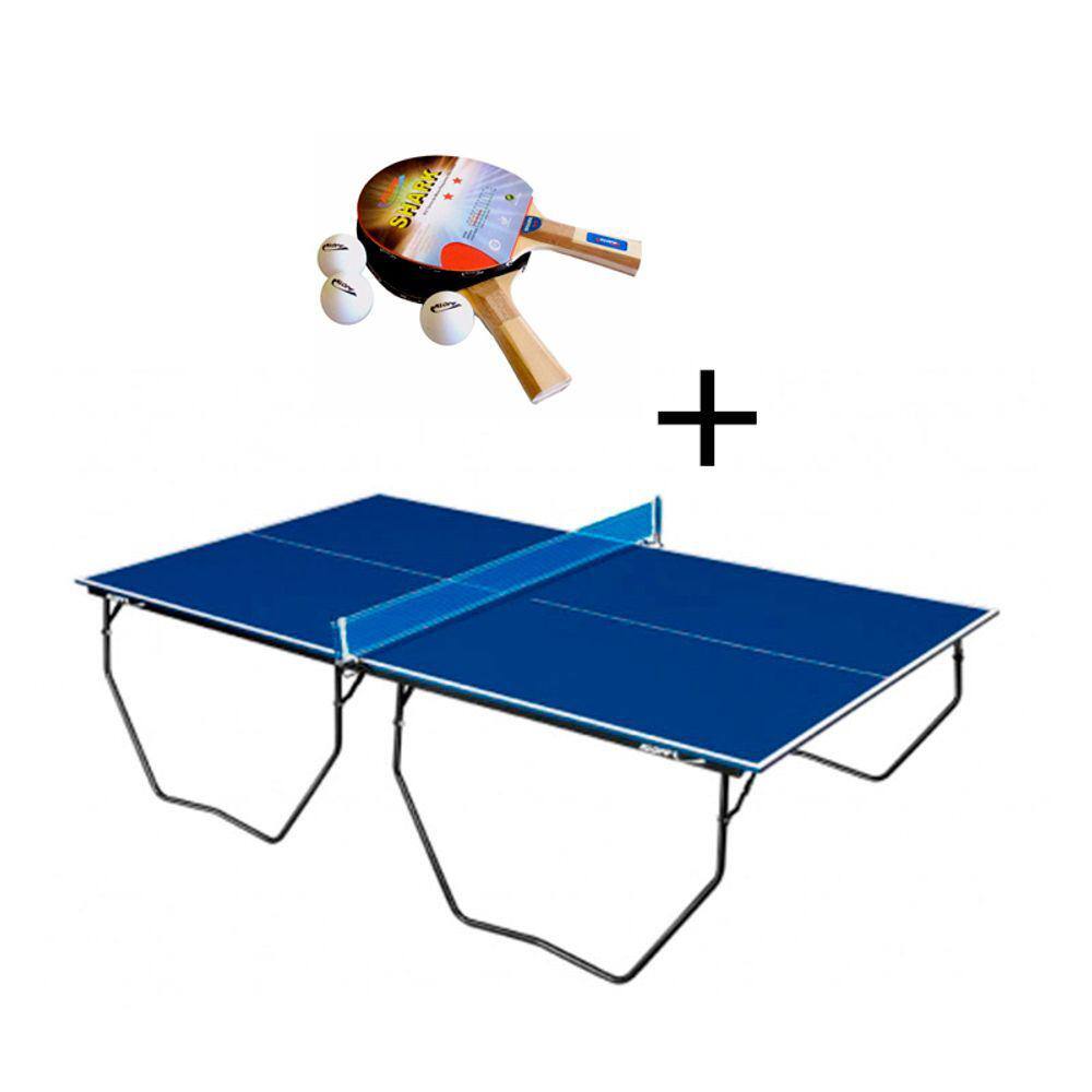 Mesa de Ping Pong / Tênis de Mesa Klopf - 15 mm - Azul