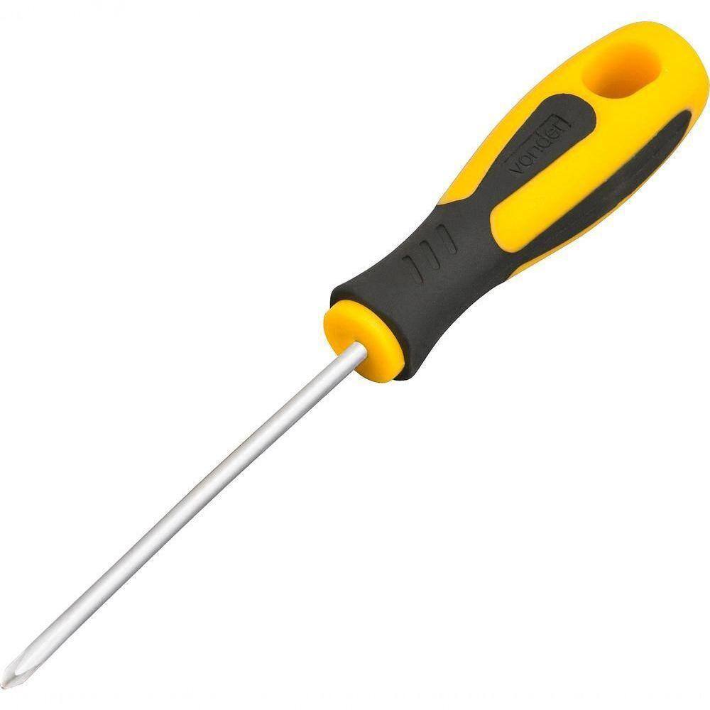 Chave Phillips 1/8X3" N.0 Vanád. Cabo Anatômico Emborrachado