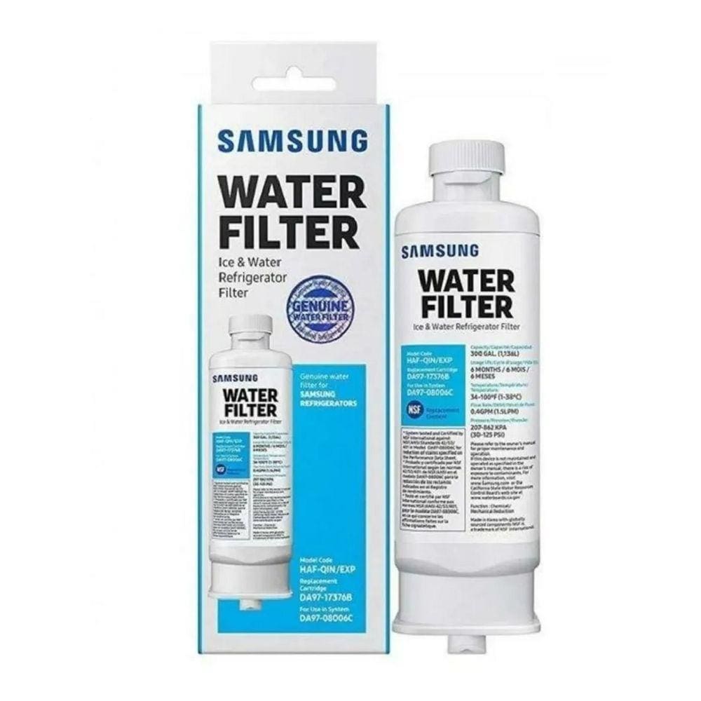 Filtro de Água refil HAF-QIN/EXP DA97-17376B DA97-08006C Geladeira Refrigerador Samsung RF23M8070SR RF23M8960MT RF28R351S4 BRF365200AP