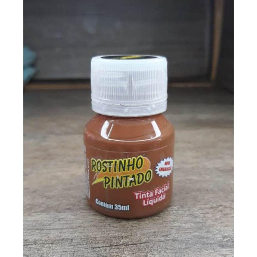 Tinta para pintura em rosto Rostinho Pintado 35 ML Pele 3