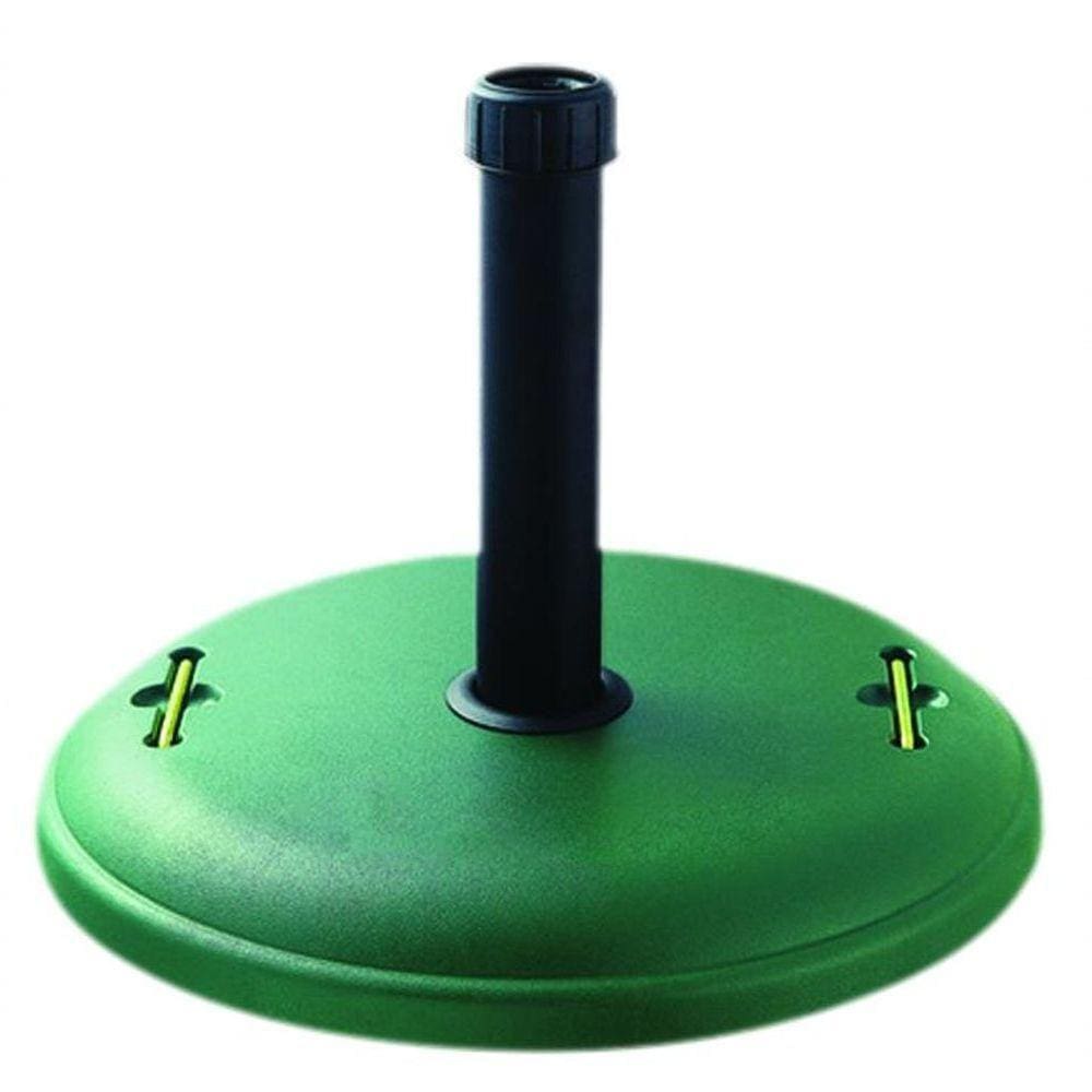 Base P/ Ombrellone Concreto C/ Puxad 22Kg Verde Bel Lazer