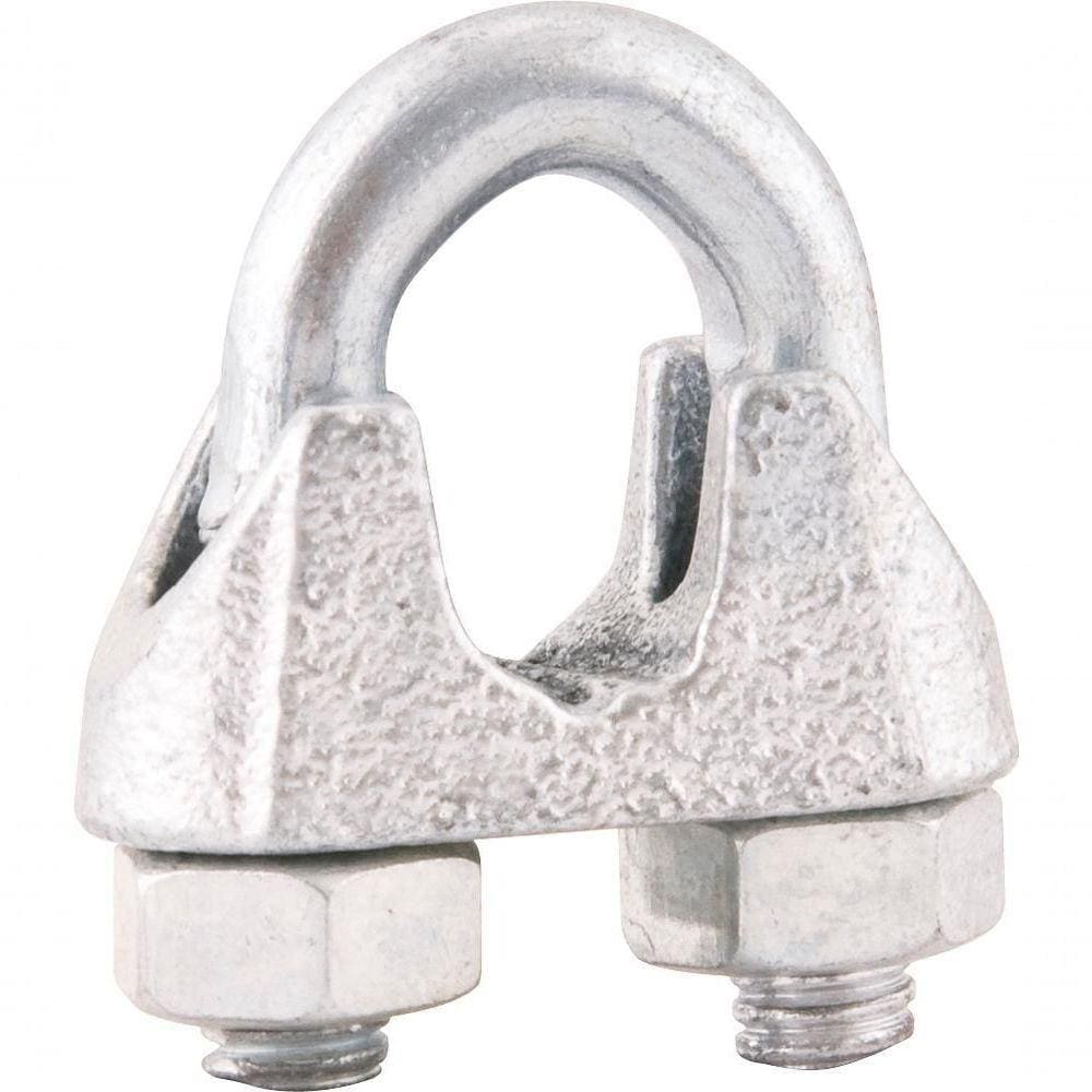 Clips Para Cabo De Aço 5/8” Leve Galvanizado - Nove54