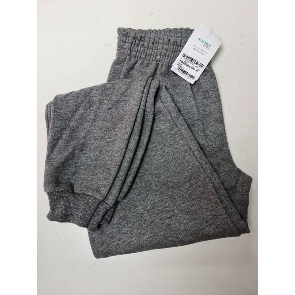 Calça Moletom Infanto Juvenil Sem Flanela, Punho na barra Malwee 40463.