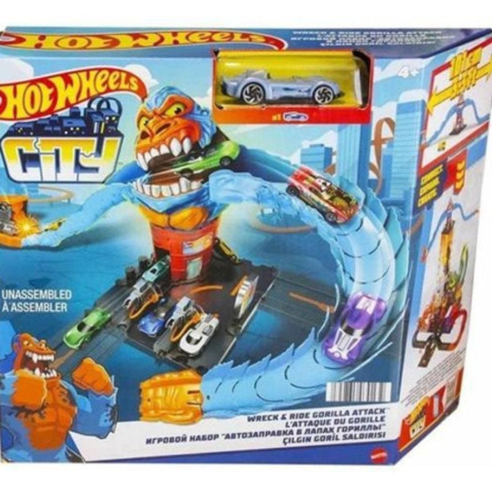 Pista Hot Wheels City Ataque Do Gorila Hdr30