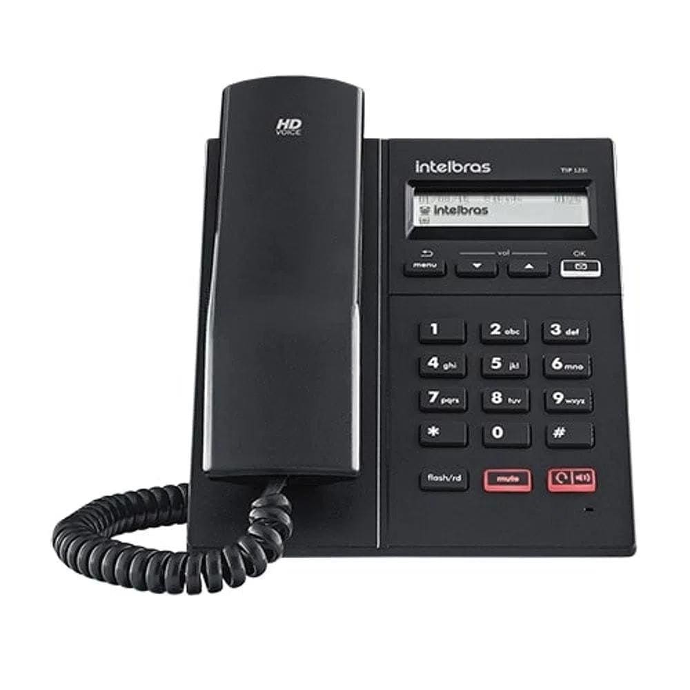Telefone Tip 125I Preto Intelbras